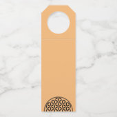 FLOWER OF LIFE – 神聖なジオメトリ記号フル1 ボトルネックタグ (裏面)