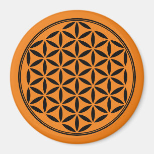 FLOWER OF LIFE – 神聖なジオメトリ記号フル1 マグネット