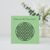 FLOWER OF LIFE – 神聖なジオメトリ記号フル1 招待状 (スタンド正面)