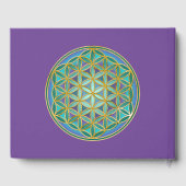 FLOWER OF LIFE - 聖なる幾何学デザイン1 ゲストブック (裏面)