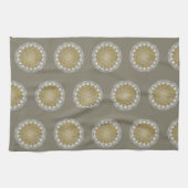 FLOWER OF LIFE – 聖なる幾何学模様1 キッチンタオル (横)