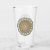 FLOWER OF LIFE – 聖なる幾何学模様1 タンブラーグラス (裏面)
