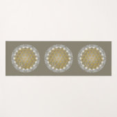 FLOWER OF LIFE – 聖なる幾何学模様1 ヨガマット (正面(横))