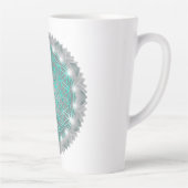 FLOWER OF LIFE – 聖なる幾何学模様2 カフェラテマグ (右)
