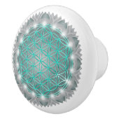 FLOWER OF LIFE – 聖なる幾何学模様2 セラミックノブ (右)