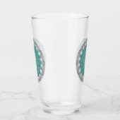 FLOWER OF LIFE – 聖なる幾何学模様2 タンブラーグラス (右)