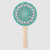 FLOWER OF LIFE – 聖なる幾何学模様2 ハンドファン (正面)