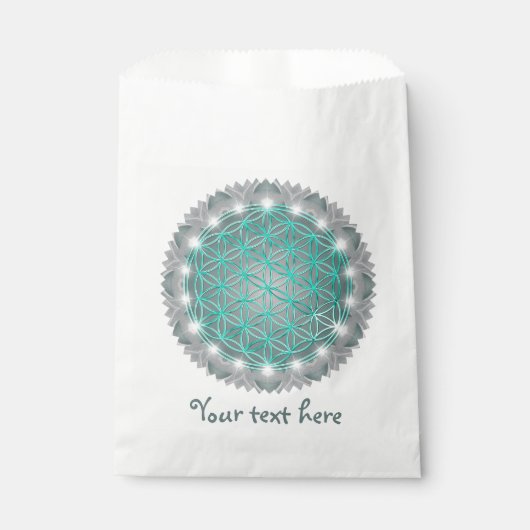 FLOWER OF LIFE – 聖なる幾何学模様2 フェイバーバッグ (正面)