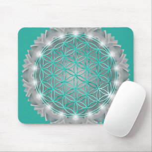 FLOWER OF LIFE – 聖なる幾何学模様2 マウスパッド
