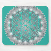 FLOWER OF LIFE – 聖なる幾何学模様2 マウスパッド (正面)