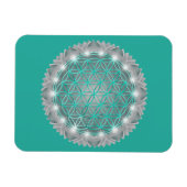 FLOWER OF LIFE – 聖なる幾何学模様2 マグネット (横)