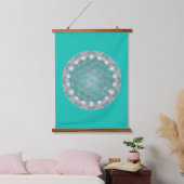 FLOWER OF LIFE – 聖なる幾何学模様2 吊り下げ型タペストリー (寝室)