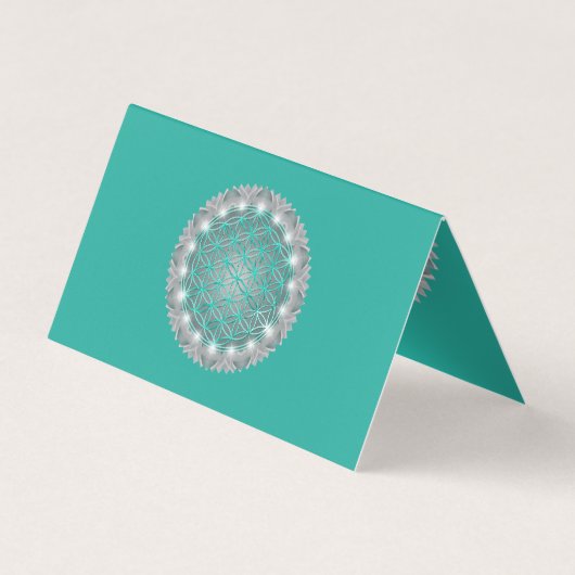 FLOWER OF LIFE – 聖なる幾何学模様2 名刺 (裏面)