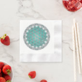 FLOWER OF LIFE – 聖なる幾何学模様2 縁ありカクテルナプキン (インサイチュ)