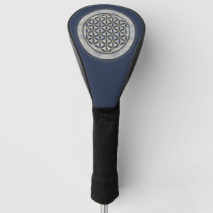 FLOWER OF LIFE – 聖幾何学シンボルアート1 ゴルフヘッドカバー
