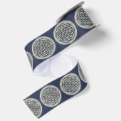 FLOWER OF LIFE – 聖幾何学シンボルアート1 サテンリボン (裏面)