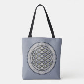 FLOWER OF LIFE – 聖幾何学シンボルアート1 トートバッグ (裏面)
