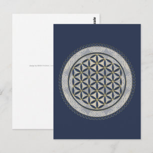FLOWER OF LIFE – 聖幾何学シンボルアート1 ポストカード