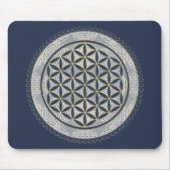FLOWER OF LIFE – 聖幾何学シンボルアート1 マウスパッド (正面)