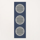 FLOWER OF LIFE – 聖幾何学シンボルアート1 ヨガマット (正面)