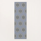 FLOWER OF LIFE – 聖幾何学シンボルアート1 ヨガマット (裏面)