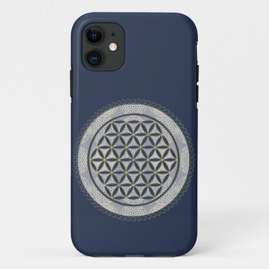 FLOWER OF LIFE – 聖幾何学シンボルアート1 Case-Mate iPhoneケース (裏面)