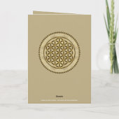 FLOWER OF LIFE – 聖幾何学シンボルアート2 カード (裏面)