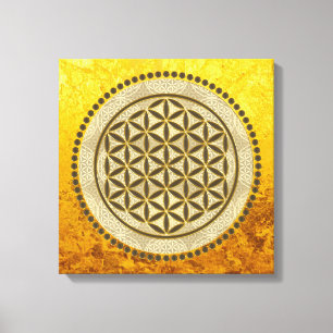FLOWER OF LIFE – 聖幾何学シンボルアート2 キャンバスプリント