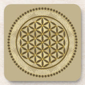 FLOWER OF LIFE – 聖幾何学シンボルアート2 コースター (正面)