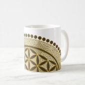 FLOWER OF LIFE – 聖幾何学シンボルアート2 コーヒーマグカップ (正面右)