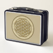 FLOWER OF LIFE – 聖幾何学シンボルアート2 メタルランチボックス (裏面)