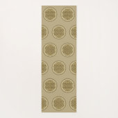 FLOWER OF LIFE – 聖幾何学シンボルアート2 ヨガマット (裏面)