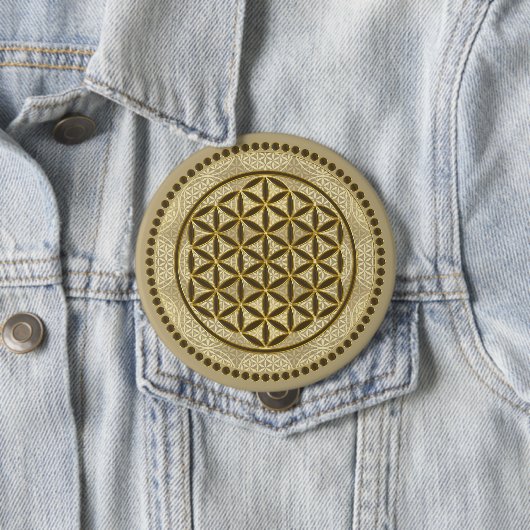 FLOWER OF LIFE – 聖幾何学シンボルアート2 缶バッジ (インサイチュ)