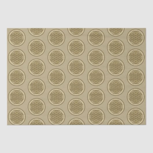 FLOWER OF LIFE – 聖幾何学シンボルアート2 薄葉紙 (正面)