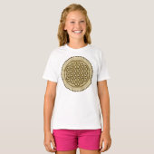 FLOWER OF LIFE – 聖幾何学シンボルアート2 Tシャツ (正面フル)