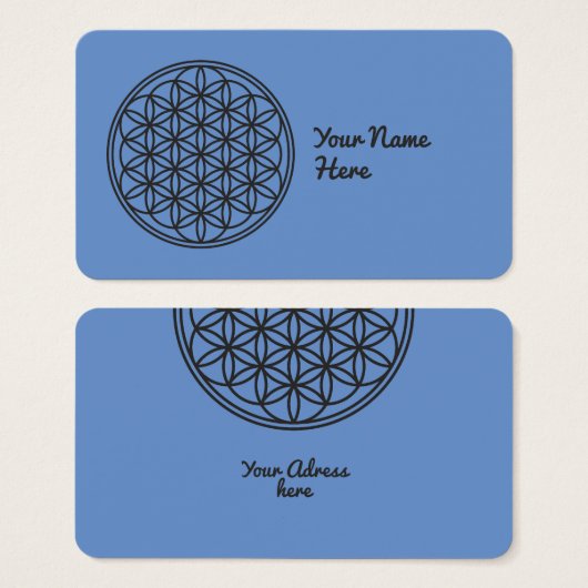 FLOWER OF LIFE – 聖幾何学シンボル概要1 (正面&裏面)