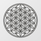 FLOWER OF LIFE – 聖幾何学シンボル概要1 ウィンドウサイン (シート)