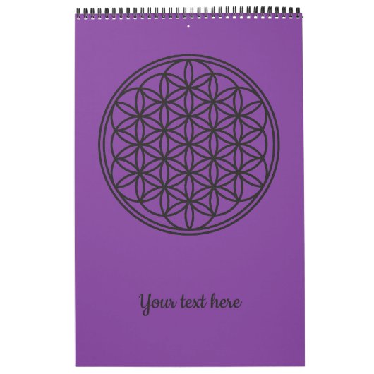 FLOWER OF LIFE – 聖幾何学シンボル概要1 カレンダー (カバー)