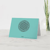 FLOWER OF LIFE – 聖幾何学シンボル概要1 カード (裏面)