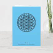 FLOWER OF LIFE – 聖幾何学シンボル概要1 カード (裏面)