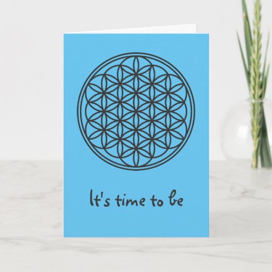 FLOWER OF LIFE – 聖幾何学シンボル概要1 カード (正面)