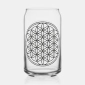 FLOWER OF LIFE – 聖幾何学シンボル概要1 ガラス缶 (裏面)