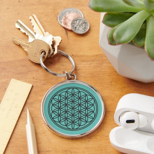 FLOWER OF LIFE – 聖幾何学シンボル概要1 キーホルダー (デスク)
