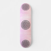 FLOWER OF LIFE – 聖幾何学シンボル概要1 スケートボード (正面)