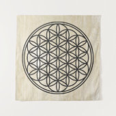 FLOWER OF LIFE – 聖幾何学シンボル概要1 タペストリー (正面)