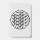 FLOWER OF LIFE – 聖幾何学シンボル概要1 バッジ (裏面)