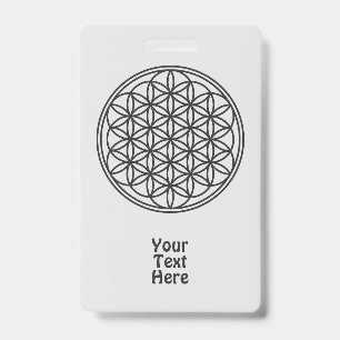 FLOWER OF LIFE – 聖幾何学シンボル概要1 バッジ