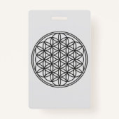 FLOWER OF LIFE – 聖幾何学シンボル概要1 バッジ (裏面)