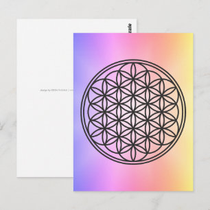 FLOWER OF LIFE – 聖幾何学シンボル概要1 ポストカード