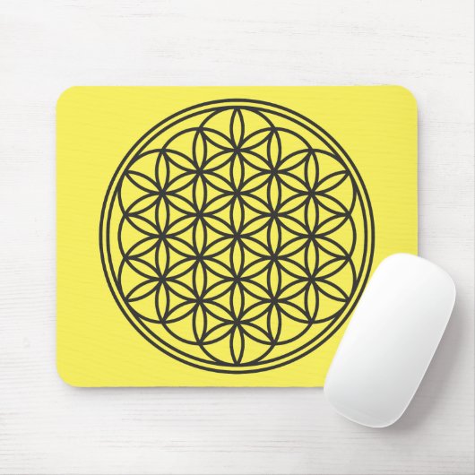 FLOWER OF LIFE – 聖幾何学シンボル概要1 マウスパッド (マウス)
